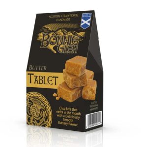 A bag of tablet sweets from Scotland