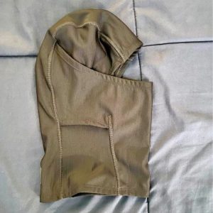 A beige balaclava for skiers