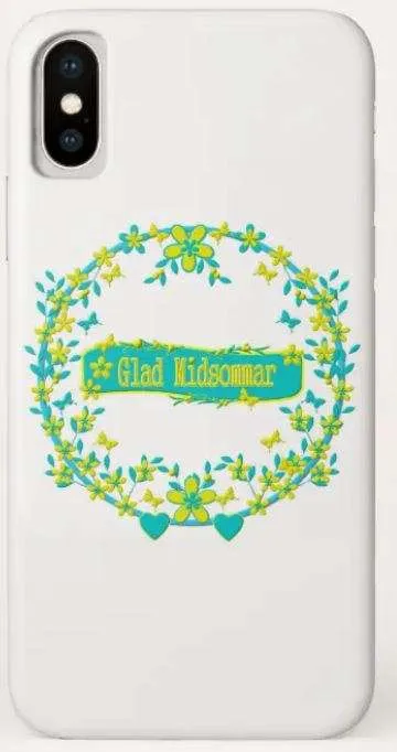 Phone case with Glad Midsommar