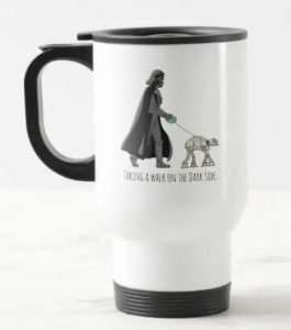 Travel mug for walkers