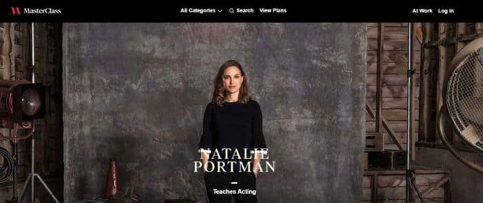 Masterclass acting by Natalie Portman
