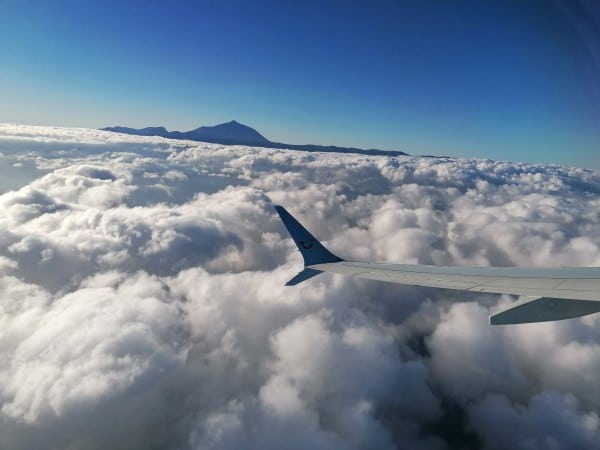 Photo from airplane window