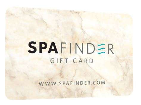 Spafinder gift card