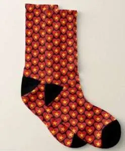 Socks with the flag of Vietnam