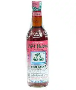 A bottle of Vietnamese fish sauce