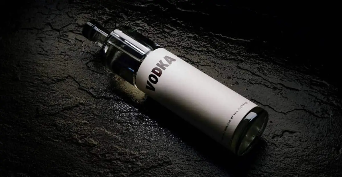 Bottle of vodka